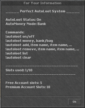 Autoloot System